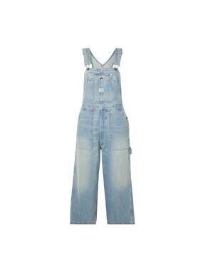 Denimist Relaxed Blue Bib Overalls Size XS